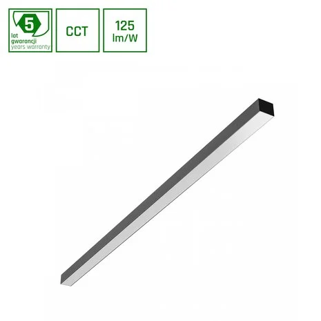LED montagebalk pendelarmatuur zwart 40W CCT